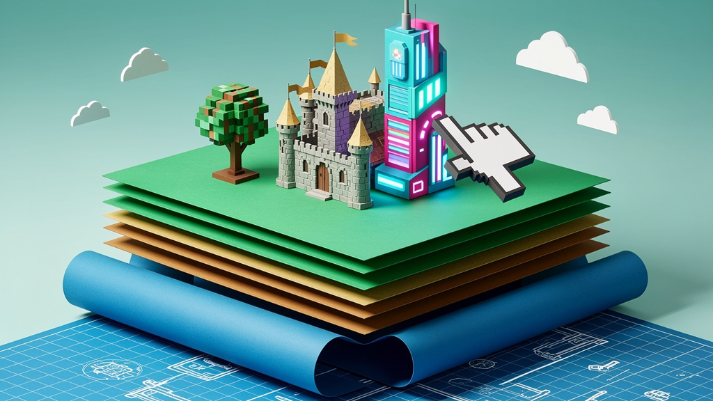 Paper Cut style docs page headers