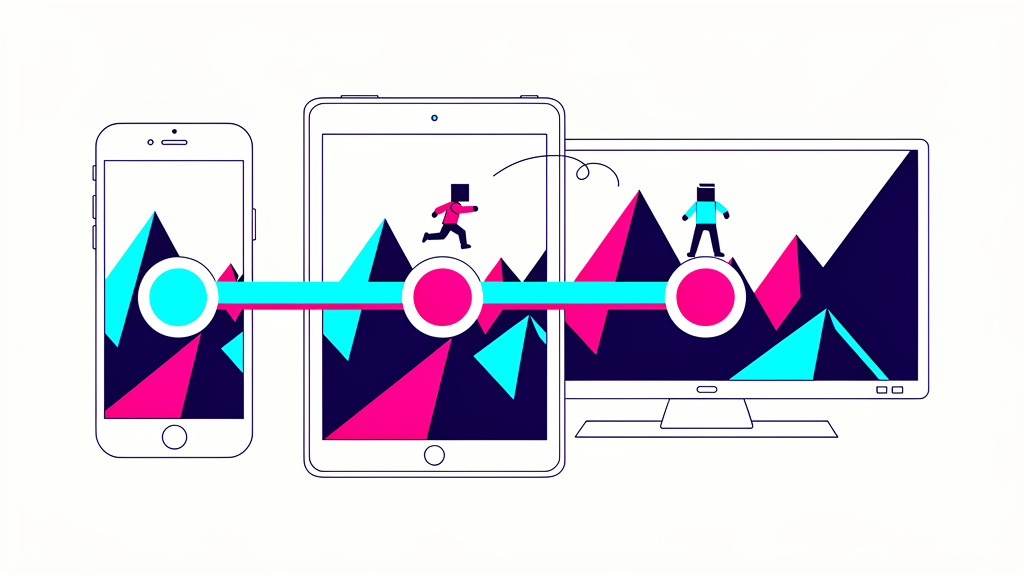 Minimal style landing page hero images