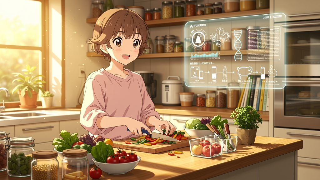 Anime style generated image