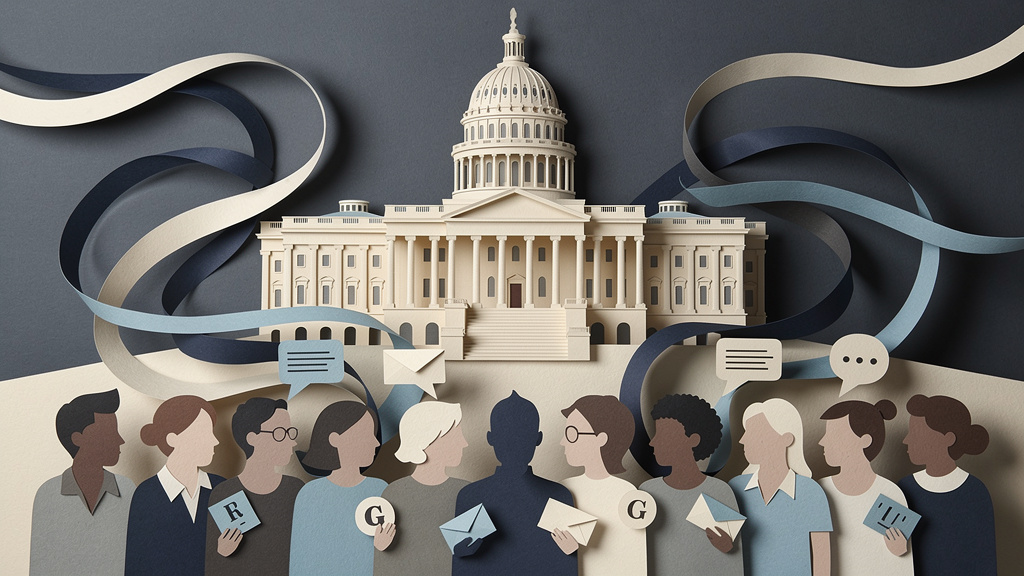 Paper Cut style landing page hero images