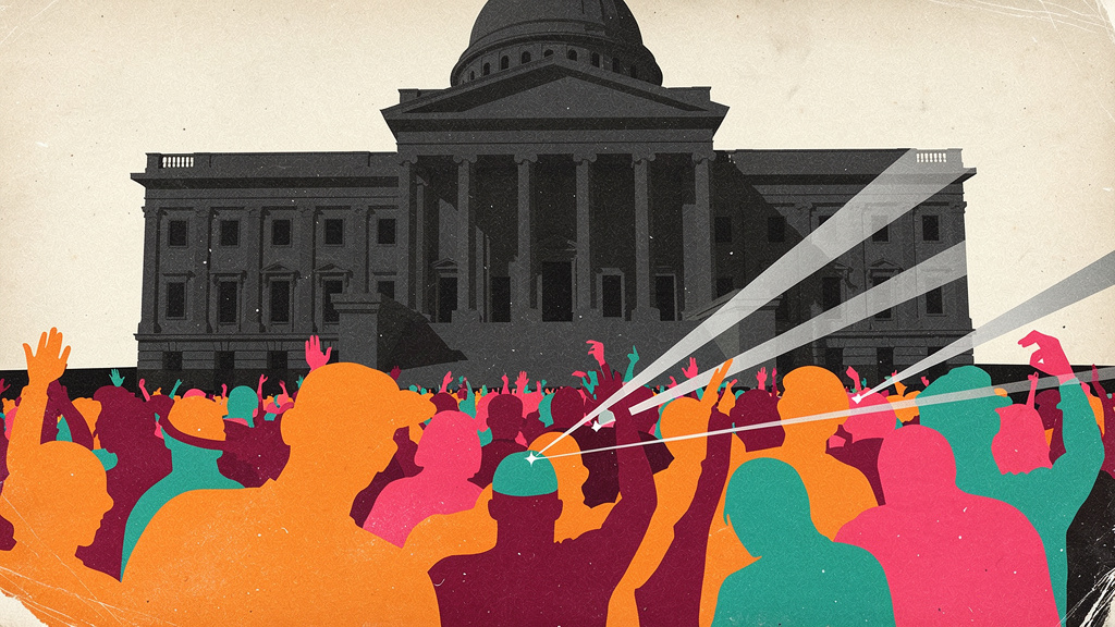 Pop Art style landing page hero images