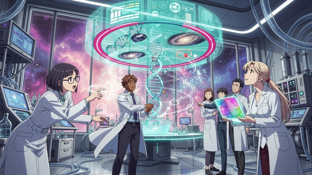 Anime style landing page hero images