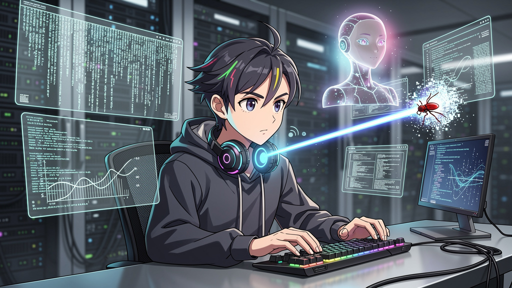 Anime style generated image