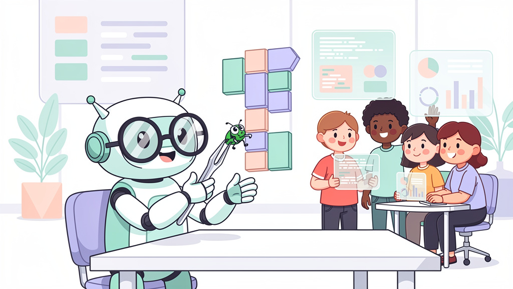 Cartoon style landing page hero images