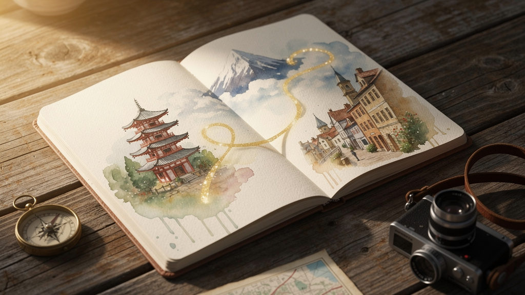 Watercolor style generated image