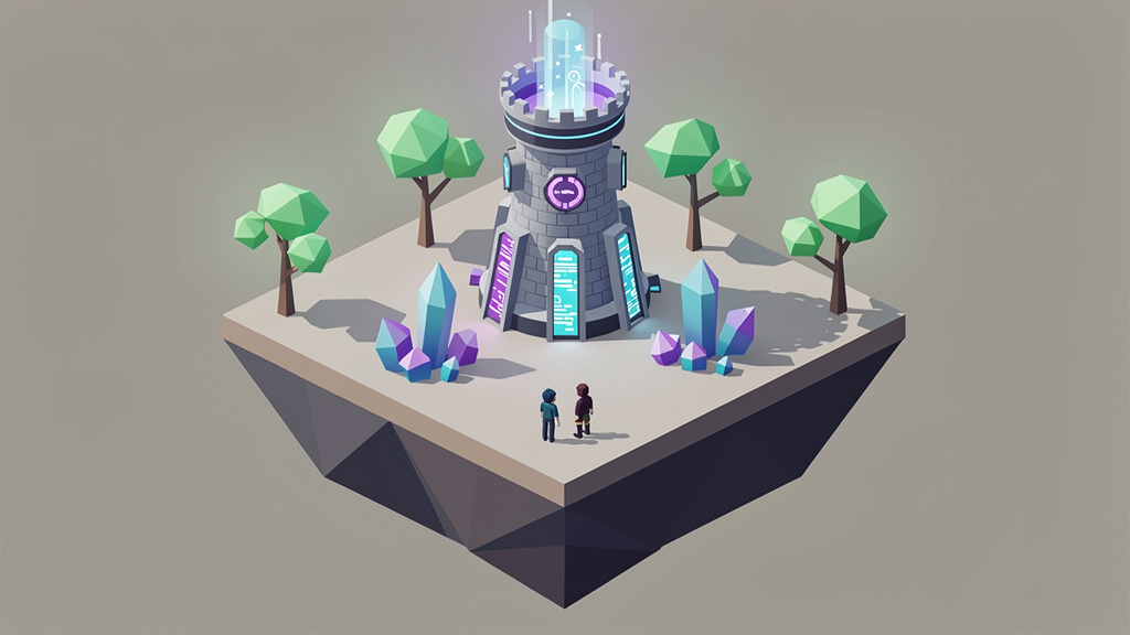 Isometric style generated image