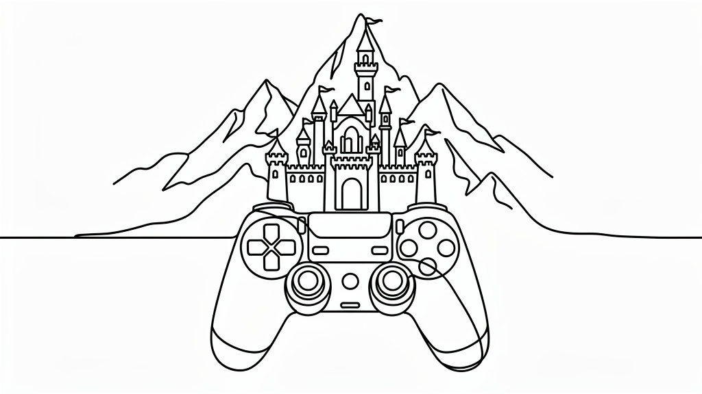 Line Art style open graph images