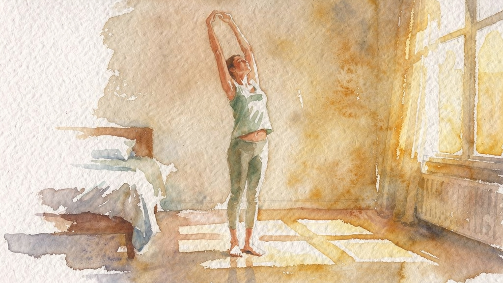 Watercolor style generated image