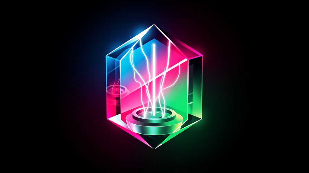 Neon Geo style generated image