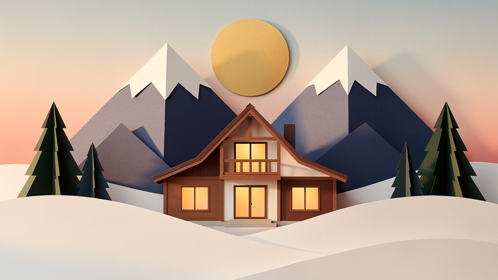 Paper Cut style generated image