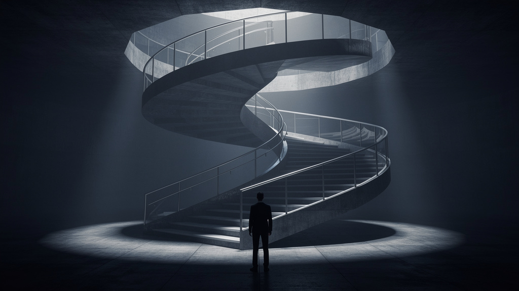 Cinematic style podcast episode covers