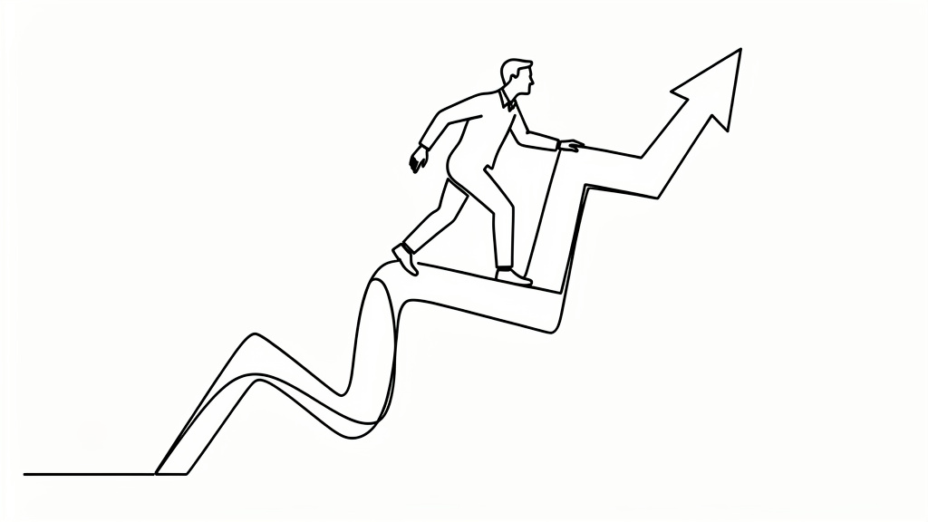 Line Art style podcast episode covers