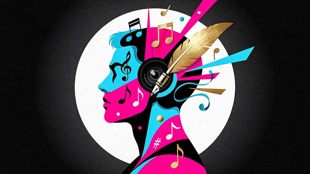 Pop Art style podcast episode covers