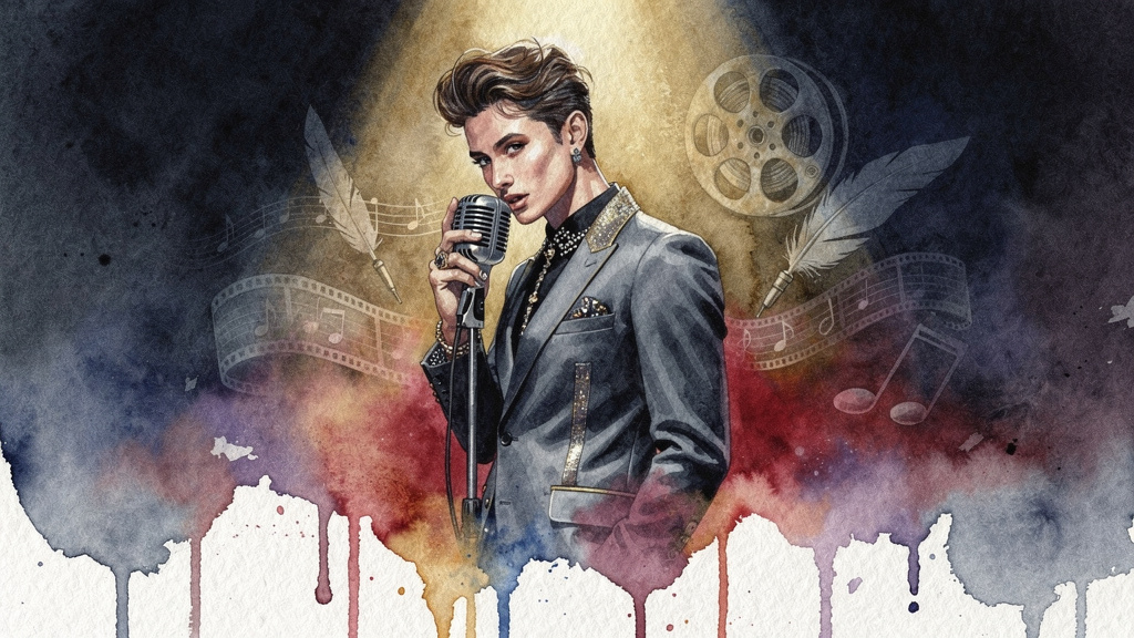 Watercolor style podcast episode covers