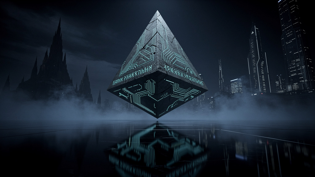 Cinematic style podcast episode covers