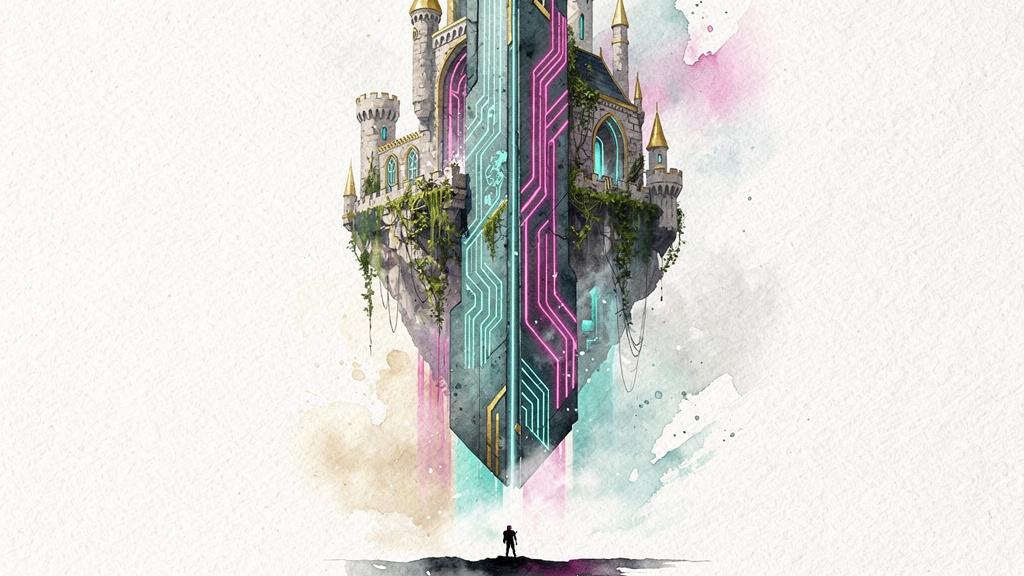 Watercolor style podcast episode covers