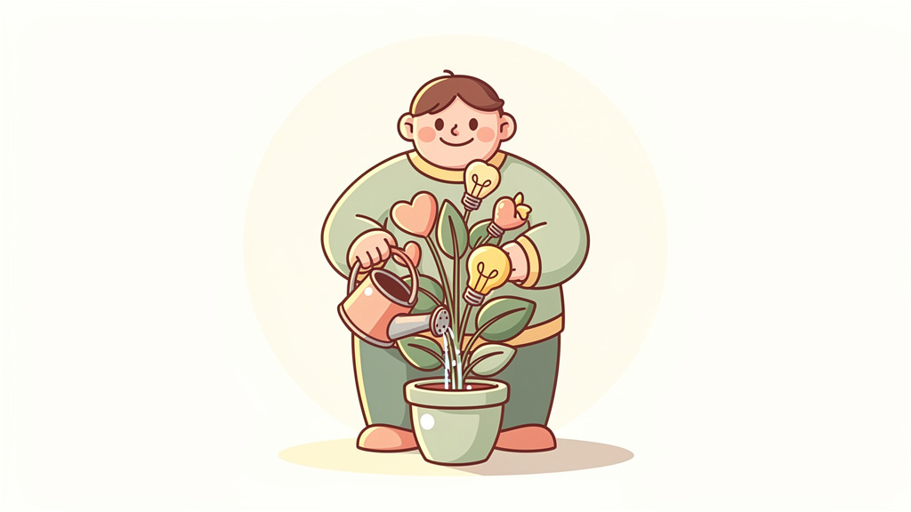 Cartoon style podcast episode covers