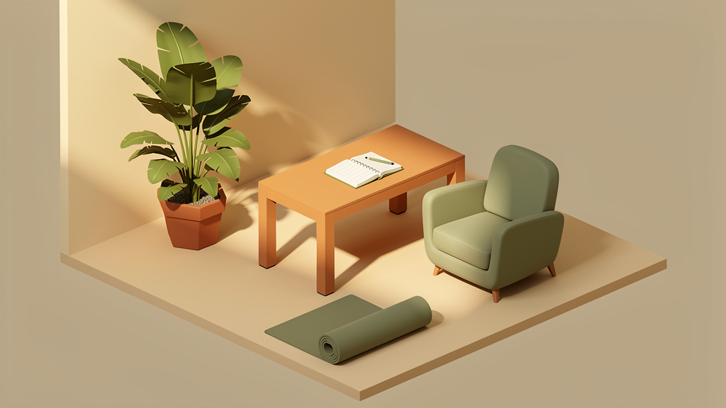 Isometric style podcast episode covers