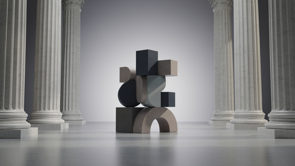 3D Render style podcast episode covers