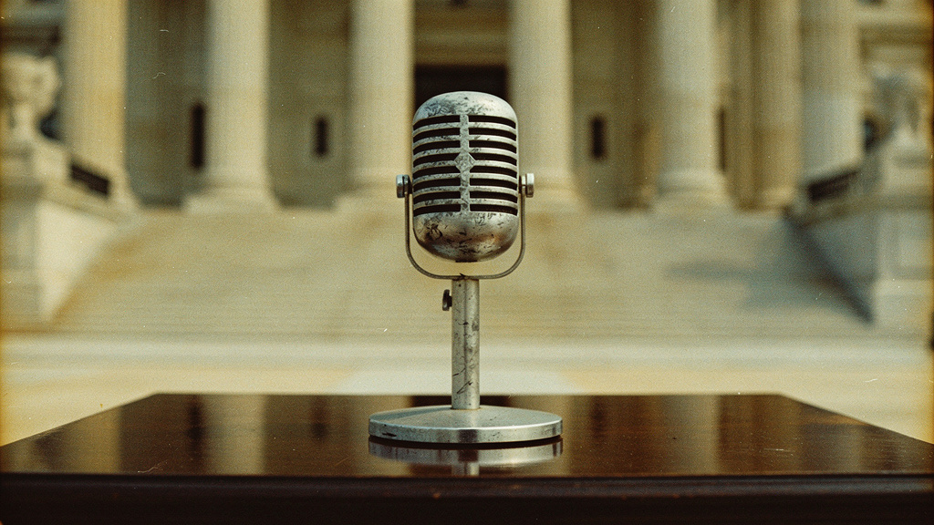 Retro style podcast episode covers