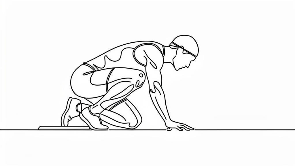 Line Art style podcast episode covers