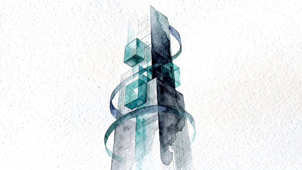 Watercolor style generated image