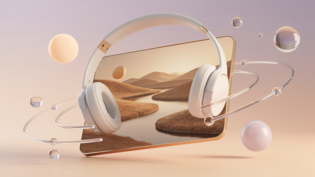 3D Render style generated image