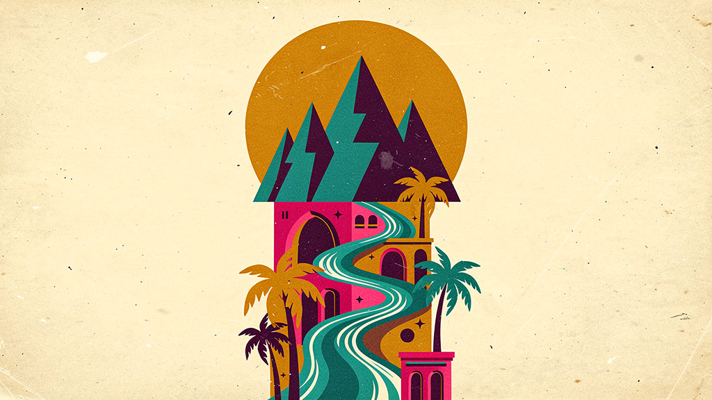 Pop Art style podcast episode covers