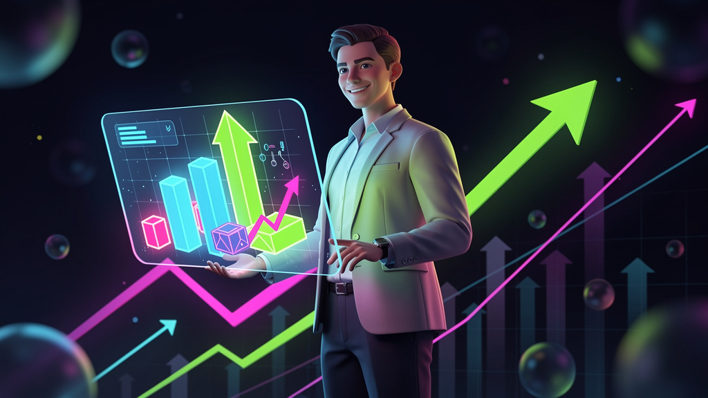 Neon Geo style youtube thumbnails