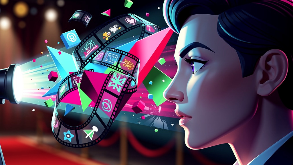 Neon Geo style youtube thumbnails