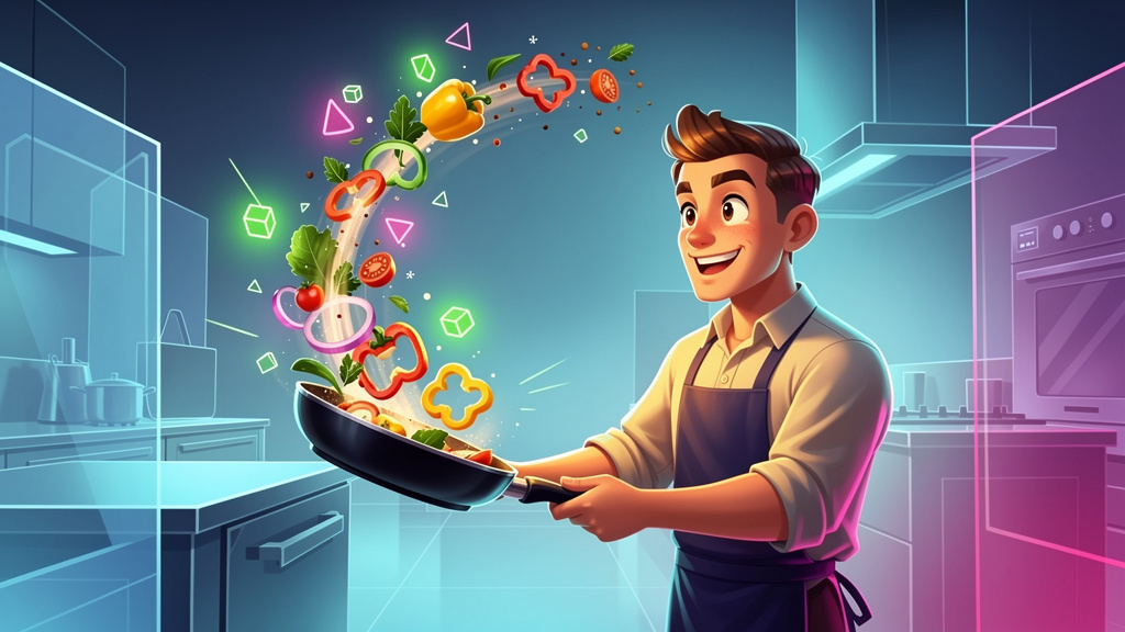 Neon Geo style generated image