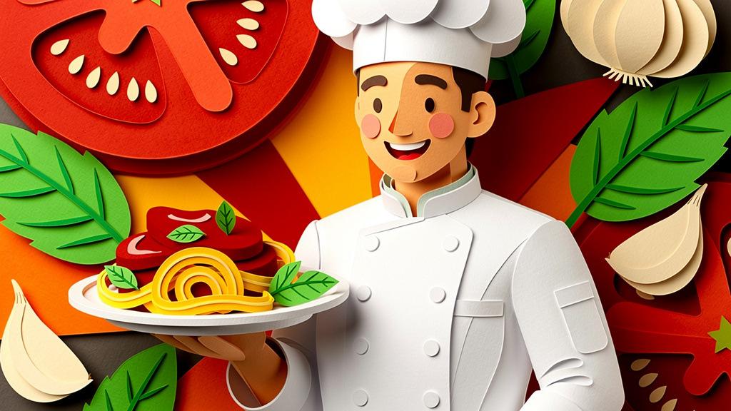 Paper Cut style generated image