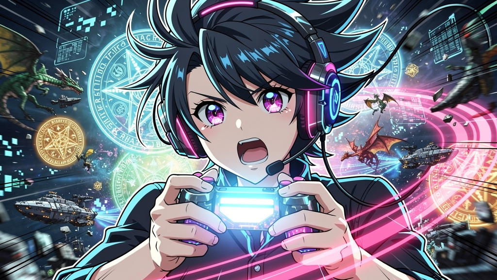 Anime style youtube thumbnails