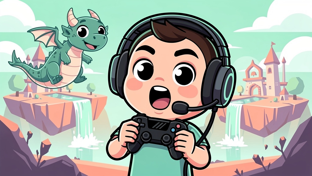 Cartoon style youtube thumbnails