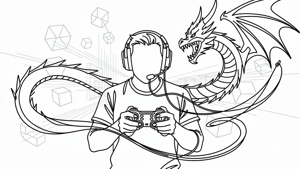 Line Art style youtube thumbnails