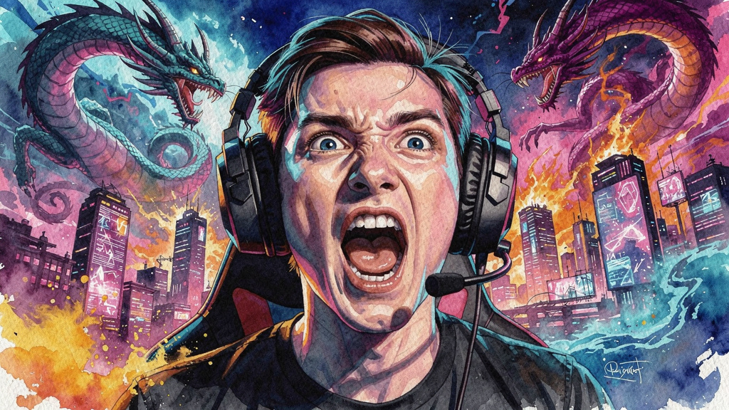 Watercolor style youtube thumbnails