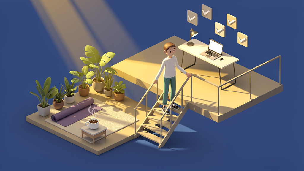 Isometric style youtube thumbnails