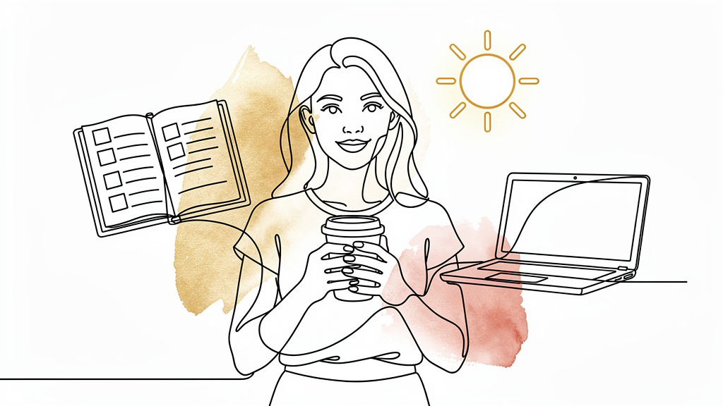 Line Art style youtube thumbnails