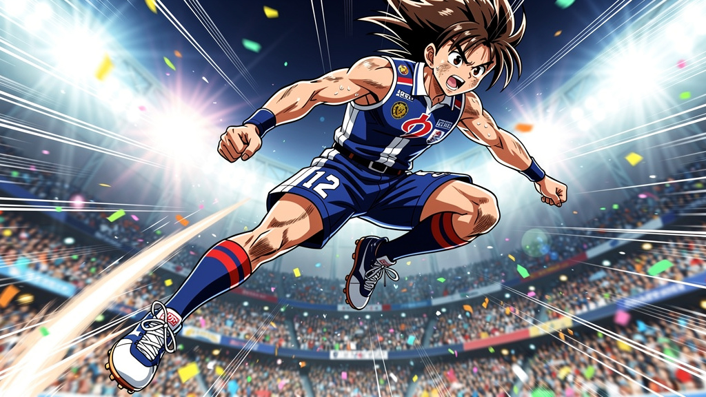 Anime style generated image