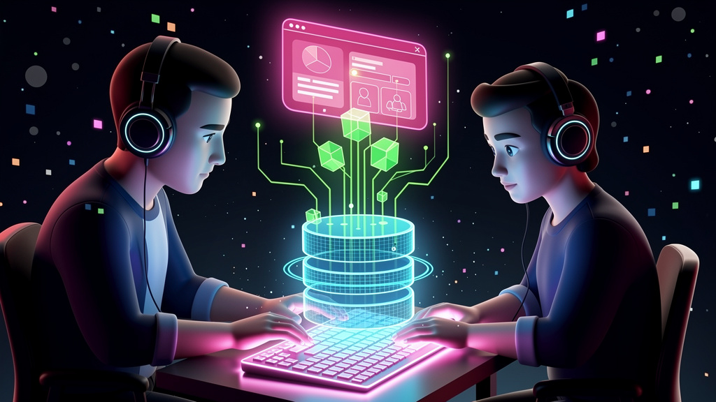 Neon Geo style youtube thumbnails