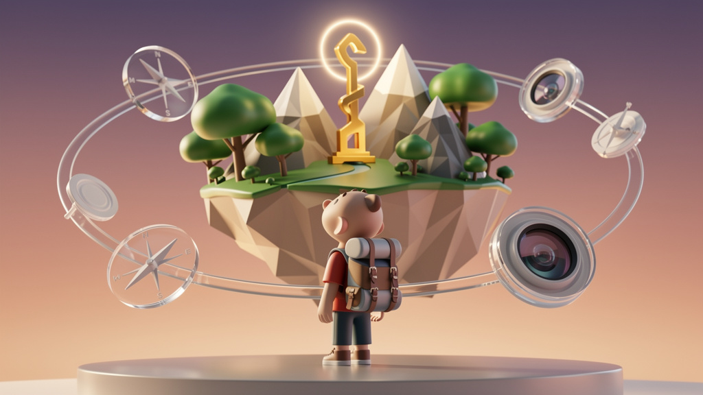 3D Render style youtube thumbnails