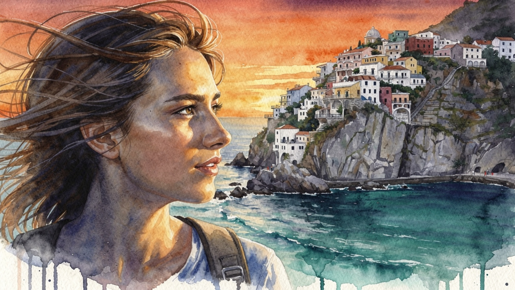 Watercolor style youtube thumbnails