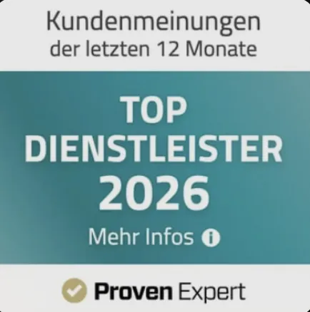 ProvenExpert: Top Dienstleister 2026