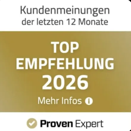 ProvenExpert: Top Empfehlung 2026