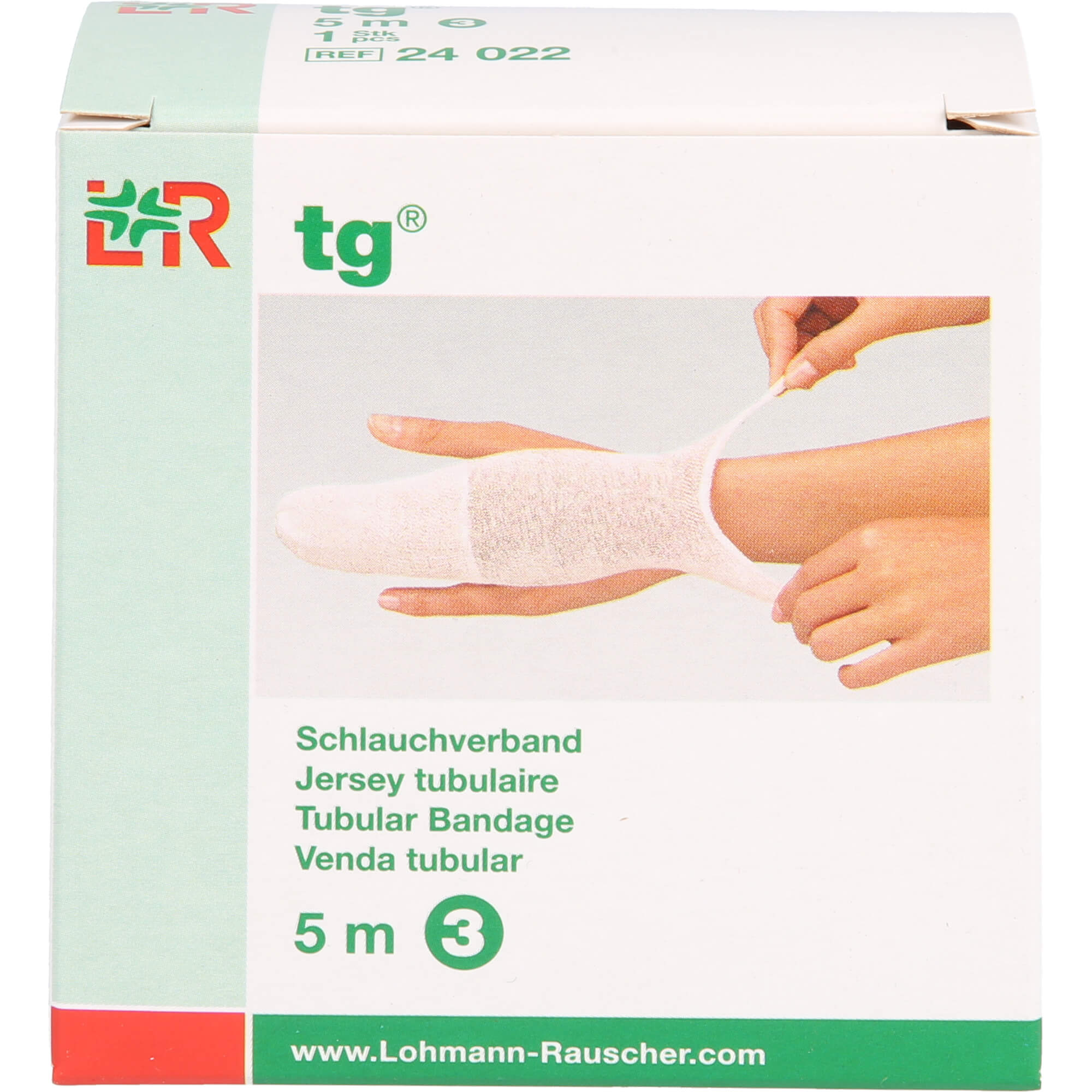 Lohmann & Rauscher Tg Schlauchverband 5 M Gr. 3 Zur Fixierung Von Wundauflagen, 1 St. Binde