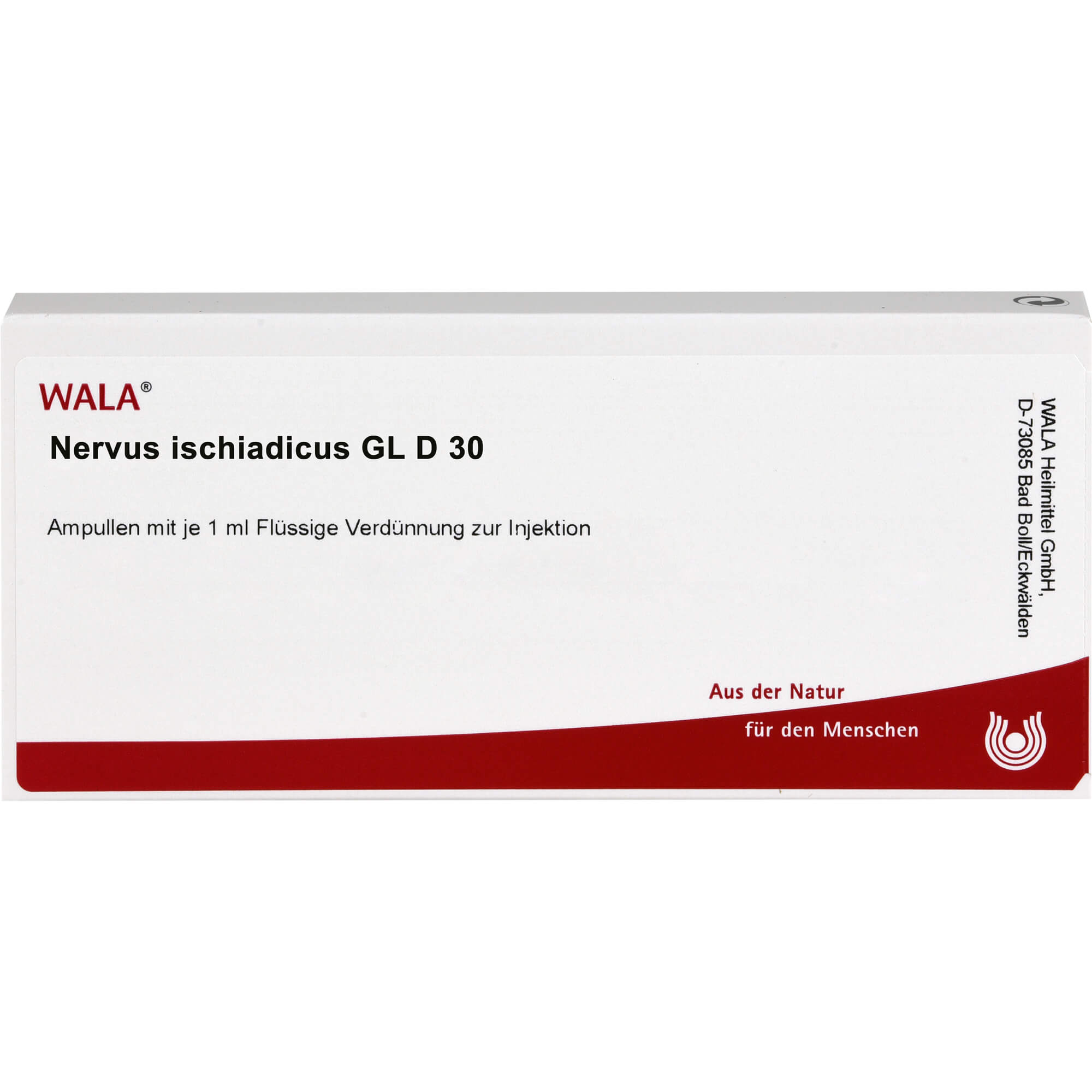 Wala Nervus Ischiadicus Gl D30 Flüssige Verdünnung, 10 St. Ampullen