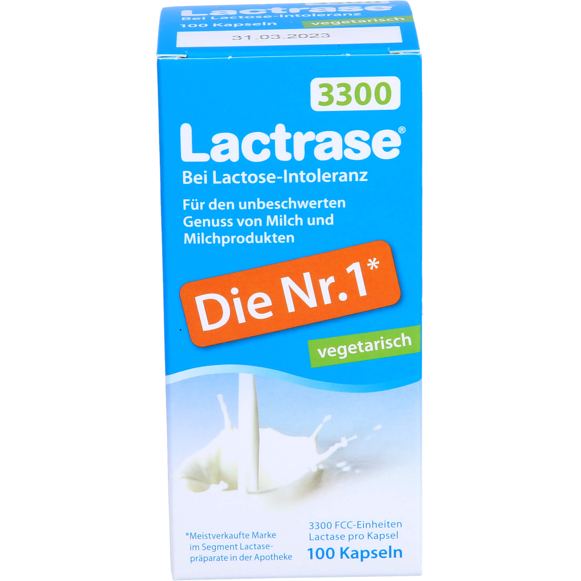 pronatura Lactrase 3300 Vegetarisch Bei Lactose-Intoleranz Kapseln, 100 St. Kapseln