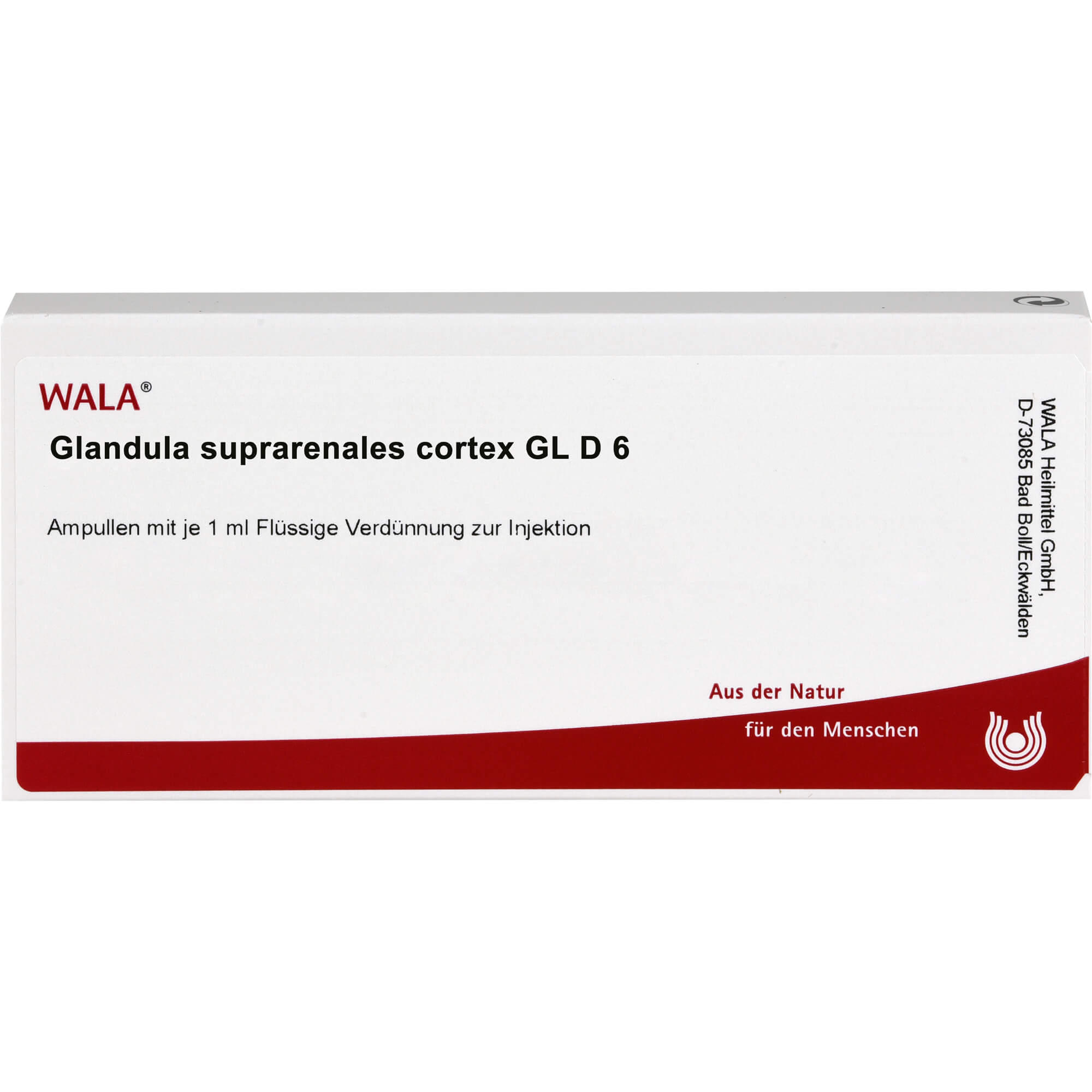Glandula Supraren. Cort. Gl D6 Wala Ampullen, 10 St. Ampullen
