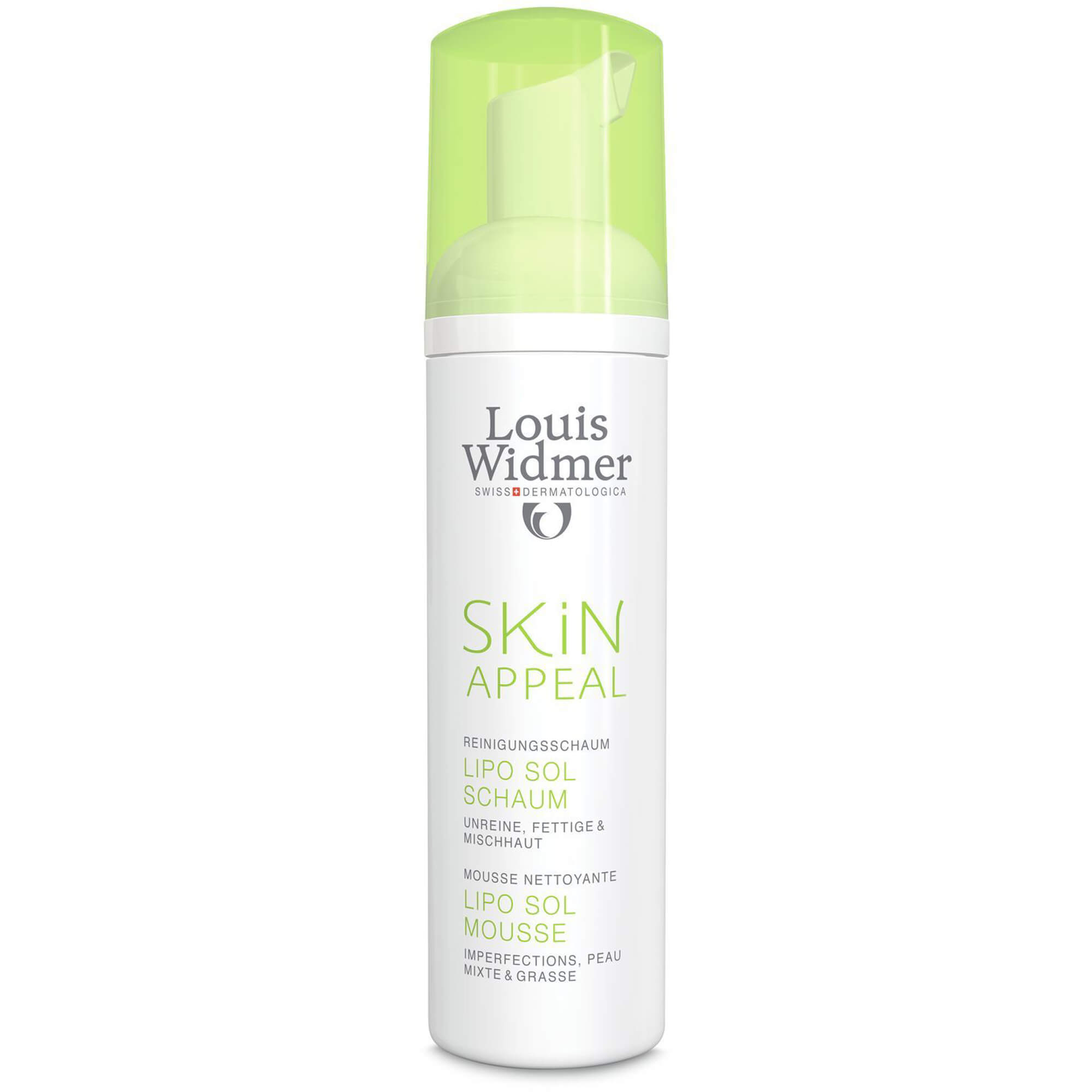 Louis Widmer Widmer Skin Appeal Lipo Sol Schaum Unparfümiert, 150 Ml Schaum
