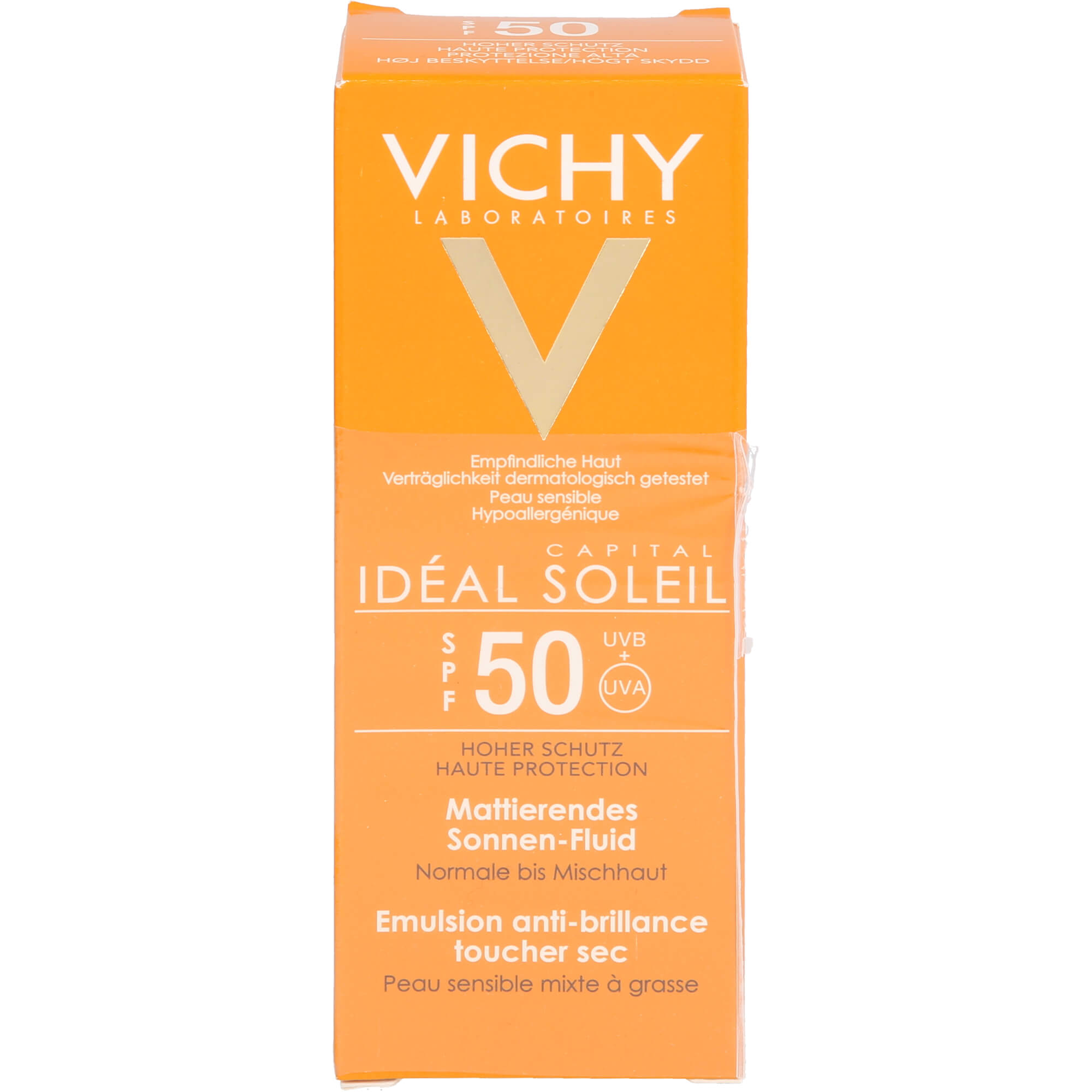 Vichy Idéal Soleil Spf 50 Fluid, 50 Ml Lösung